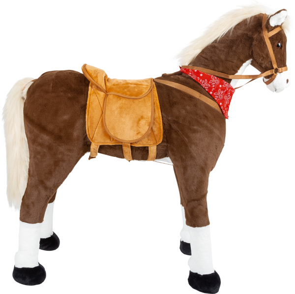 Horse XL with Sound, brown | Riding Horses & Hobby Horses | Role ...