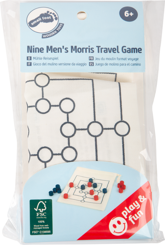 Nine Men's Morris Travel Game