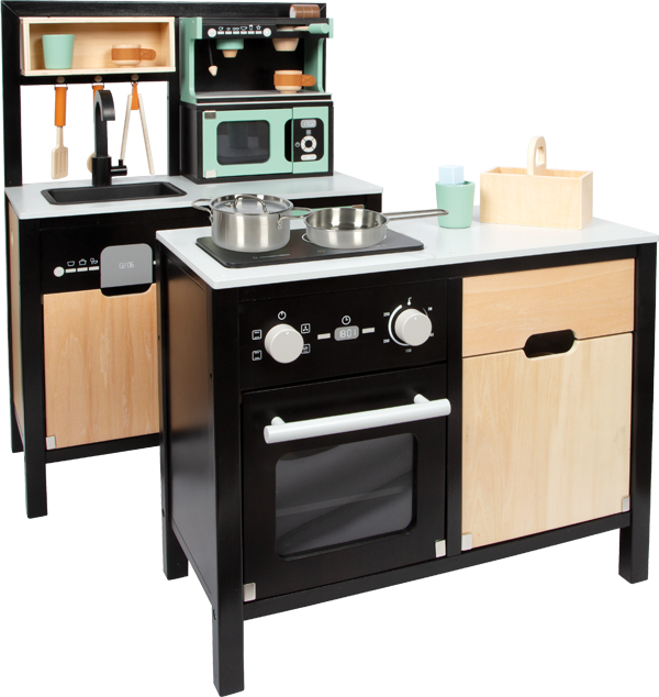 Industrial Play Kitchen with Kitchen Island