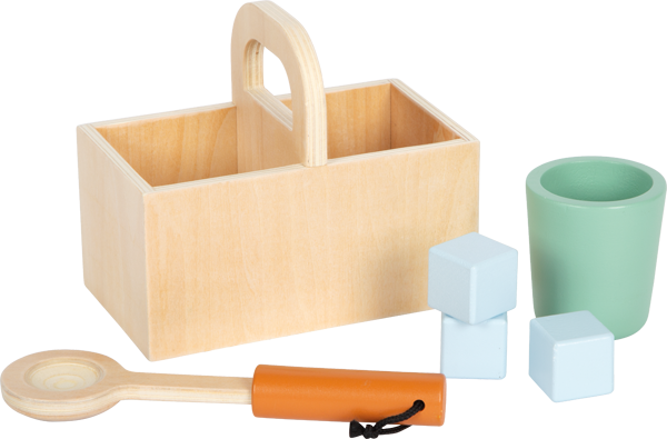 Cocina infantil industrial con isla