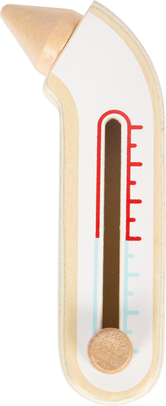 Fieberthermometer aus Holz zum Spielen