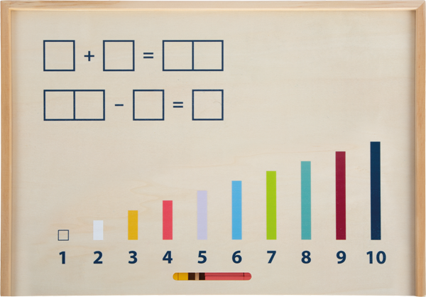 Scatola didattica Regoli con numeri &quot;Educate&quot;