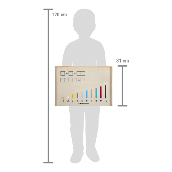 Scatola didattica Regoli con numeri &quot;Educate&quot;