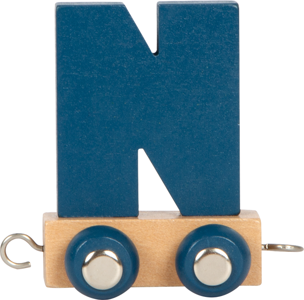 Train alphabet polaire lettre N