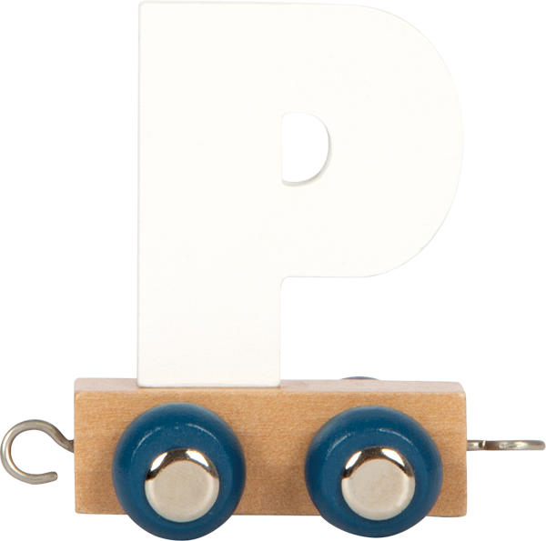 Train alphabet polaire lettre P