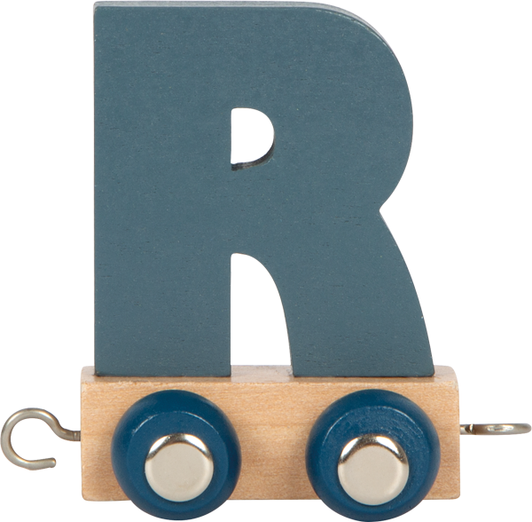 Train alphabet polaire lettre R