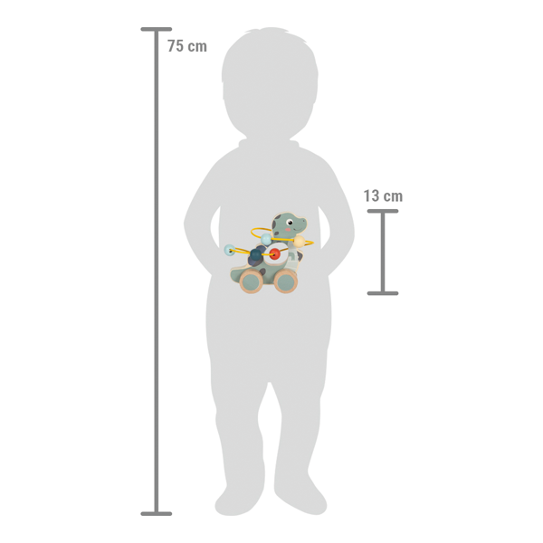 Dinosaure à pousser avec circuit de motricité « Dino »
