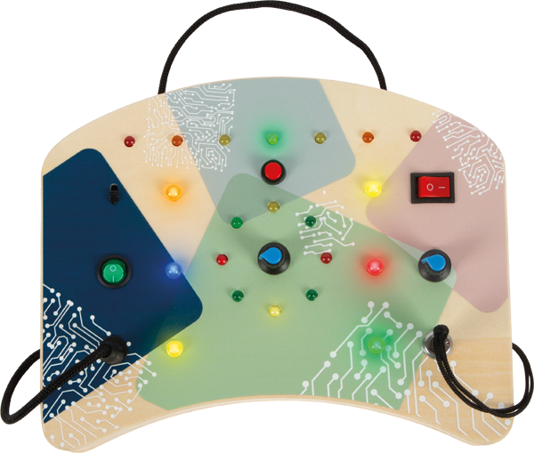 Motor Activity Board LED Light and Switches