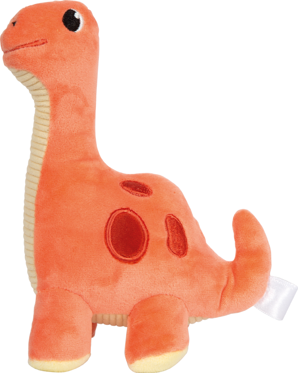 Peluche dinosaurio rojo &quot;Dino&quot;