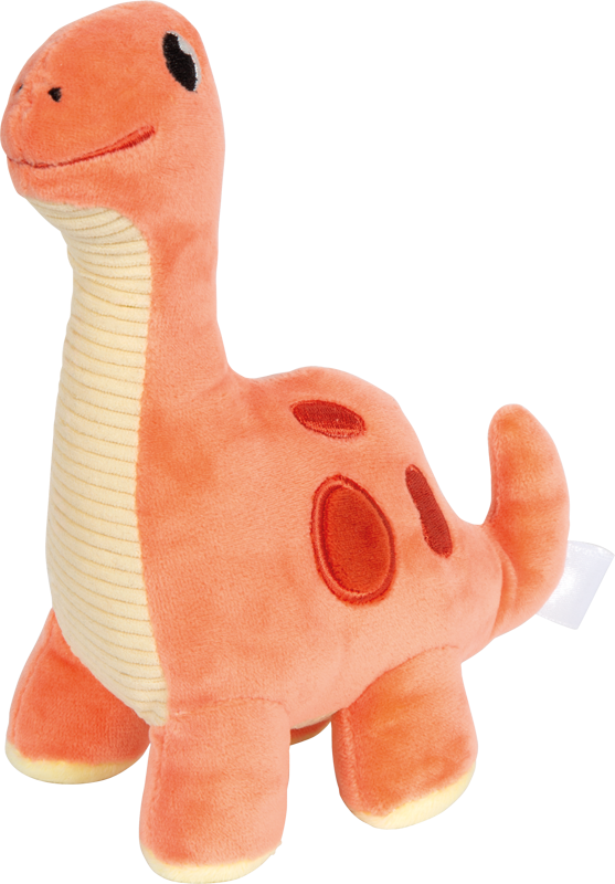 Peluche dinosaurio rojo &quot;Dino&quot;