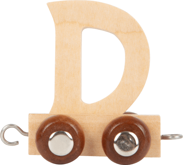 Wooden Letter Train D