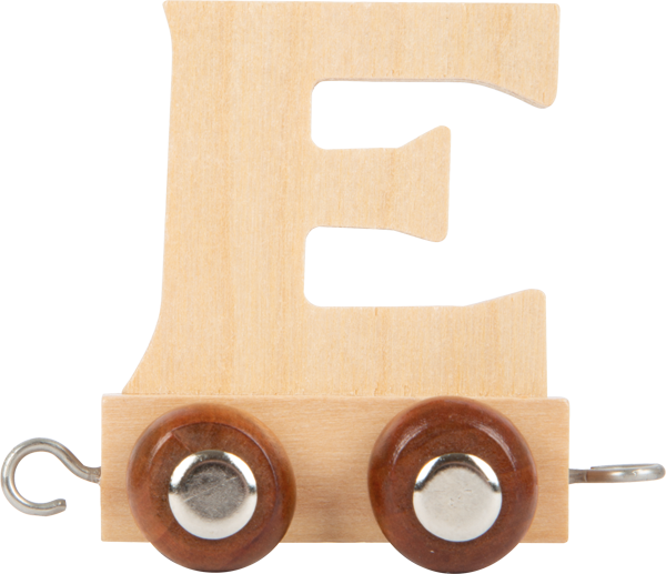 Wooden Letter Train E