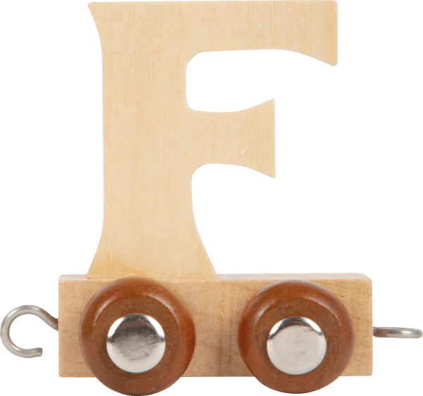 Wooden Letter Train F