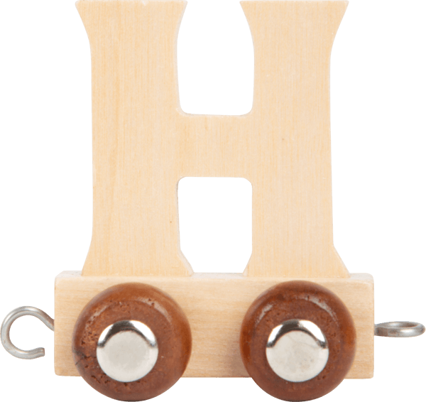 Wooden Letter Train H