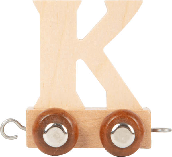 Wooden Letter Train K