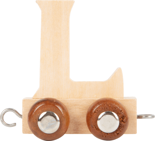 Wooden Letter Train L