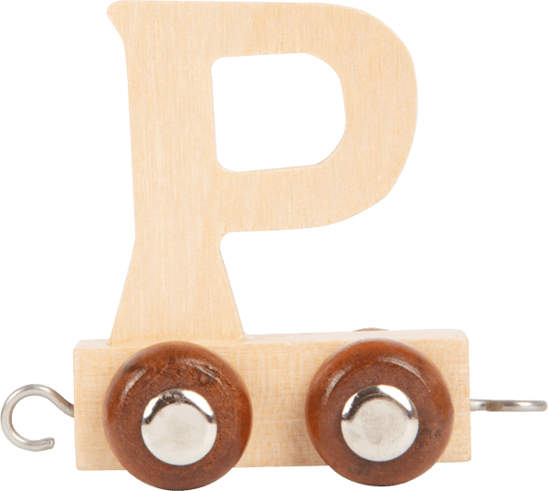 Wooden Letter Train P