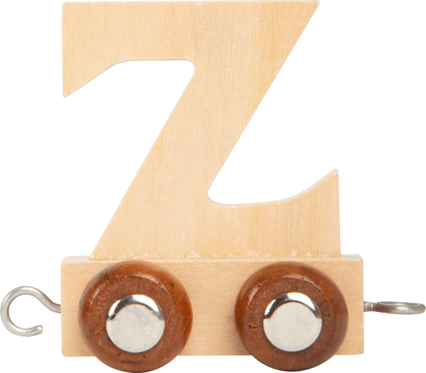 Wooden Letter Train Z