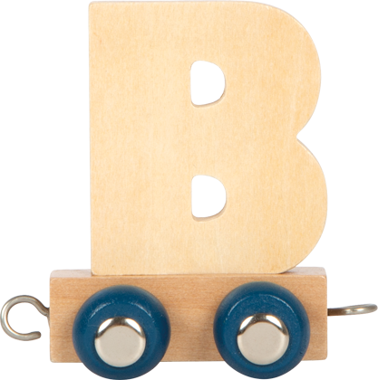 Buchstabenzug B aus Holz