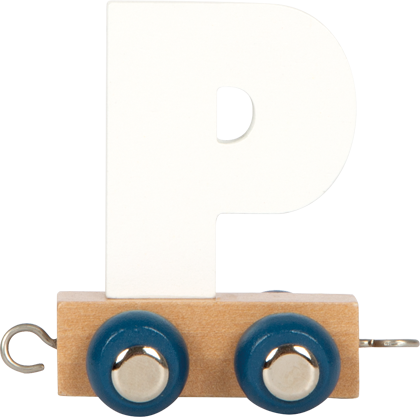 Train alphabet polaire lettre P