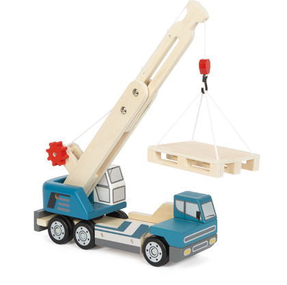 Crane Lorry with Pallet