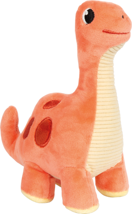 Peluche dinosaure rouge « Dino »