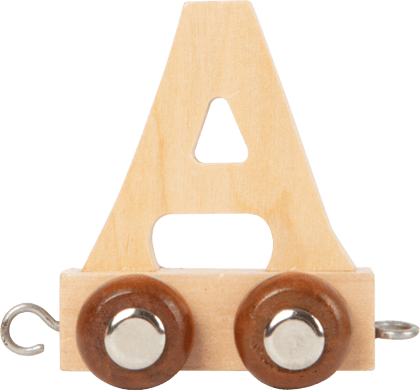 Wooden Letter Train A       