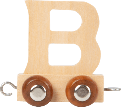 Wooden Letter Train B         