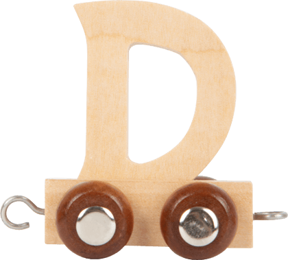 Wooden Letter Train D           