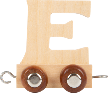 Wooden Letter Train E         