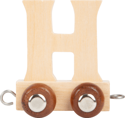 Wooden Letter Train H         