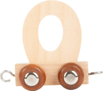 Wooden Letter Train O         