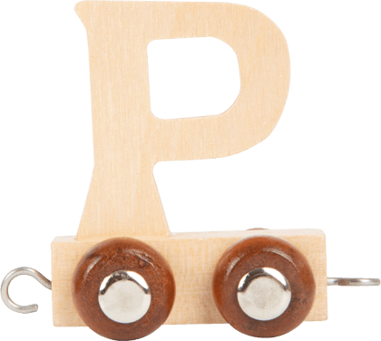 Wooden Letter Train P        