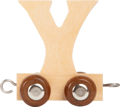 Wooden Letter Train Y       