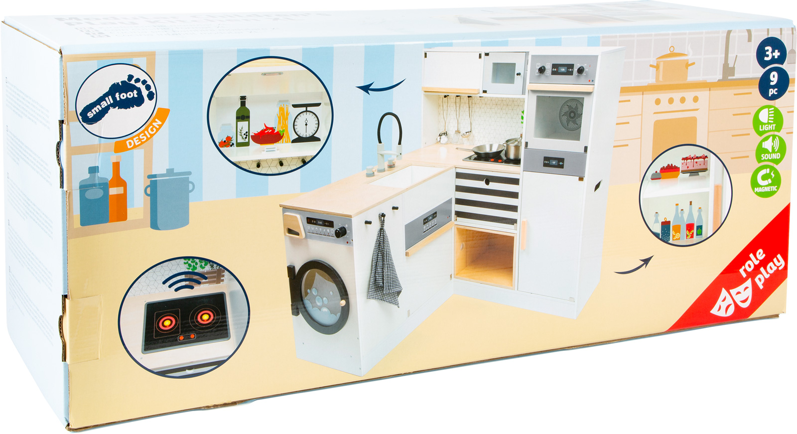 889235-63pcs - Super grand jouet de cuisine pour enfants, maison