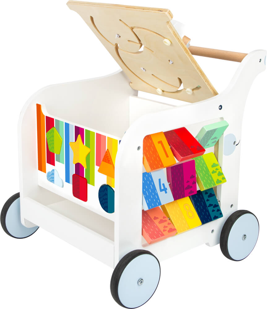 Porteur bébé Small Foot Chariot De Marche "Multicolore"