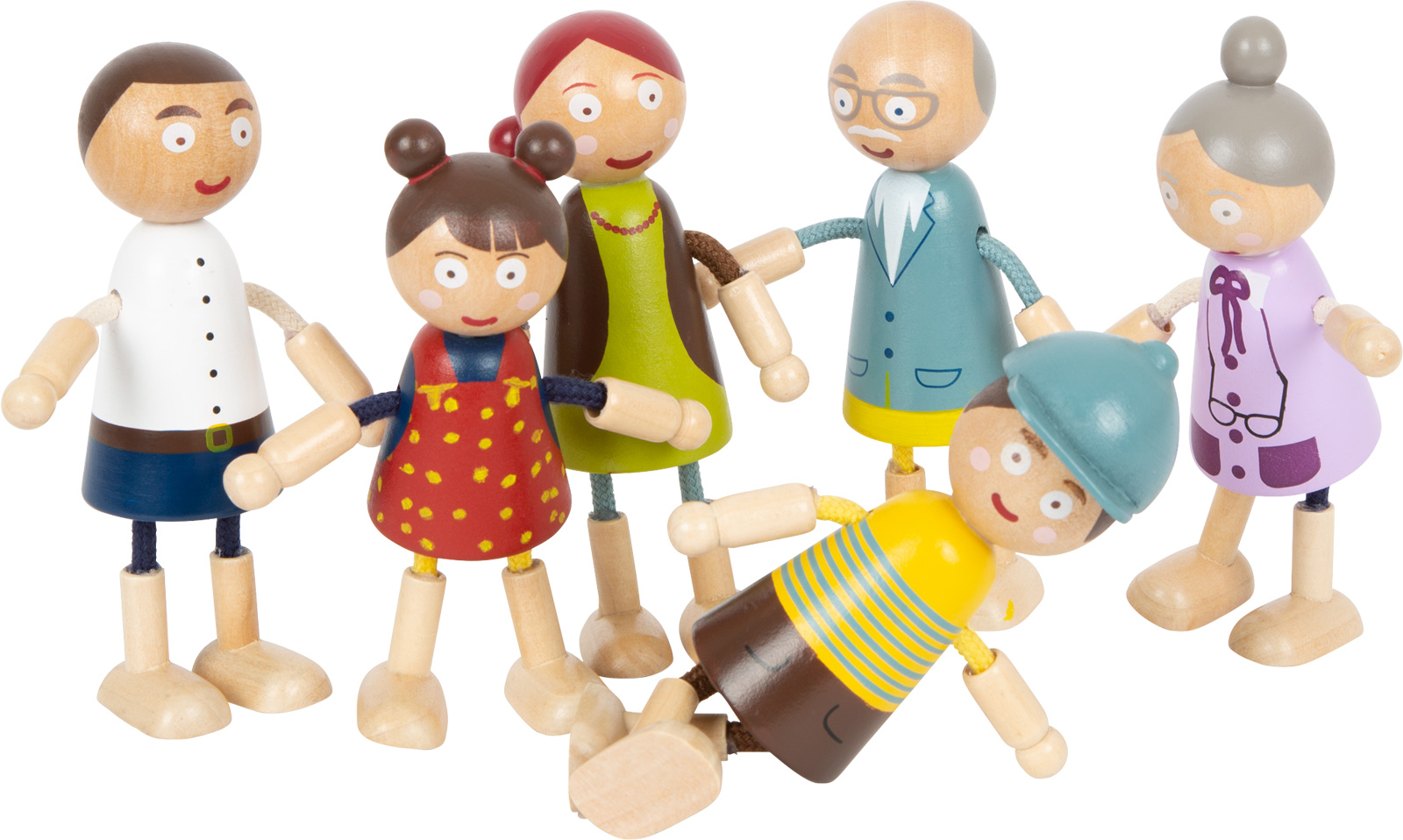 Famille de poupées souples en bois, Puppenhäuser